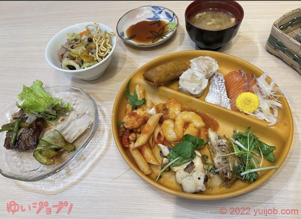 好きなものを好きなだけとりました。美味しそう。